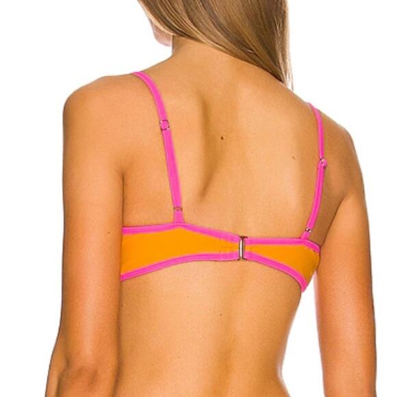 Lovers and Friends In Charge Top in Tangerine & Pink Medium - Picture 2 of 5